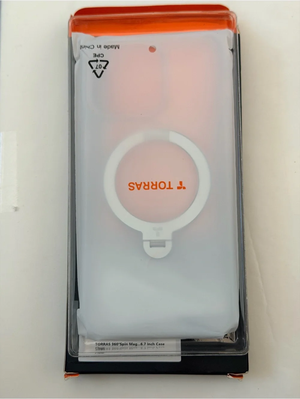 iPhone 15 pro Max case Clear Phone Case with Silver Magnetic Ring